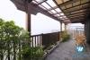 The top floor with breaking  view  apartment in Yen Phu village for lease.