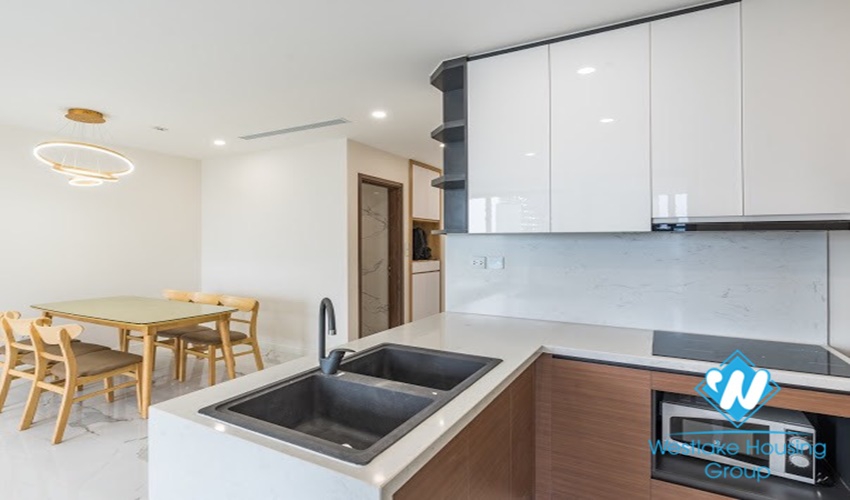 Three bedrooms apartment for rent in S1 building Sunshine,Tay Ho