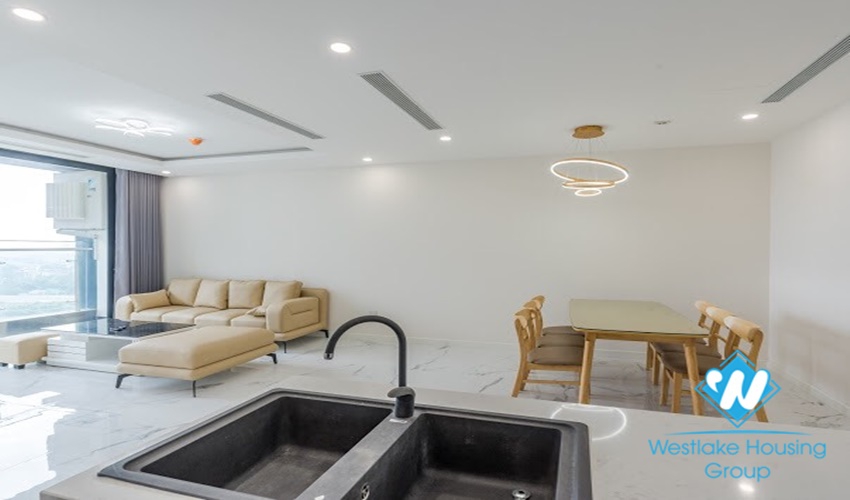 Three bedrooms apartment for rent in S1 building Sunshine,Tay Ho