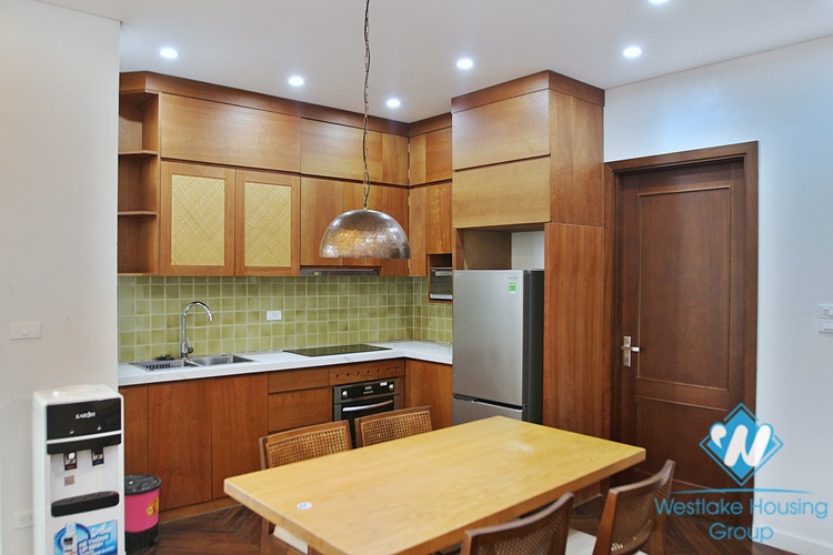 Lake view two bedrooms apartment for lease in Xom Phu, Dang Thai Mai area