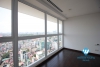 Basic furnished 3 bedroom apartment for rent at Aqual Central 44 Yen Phu