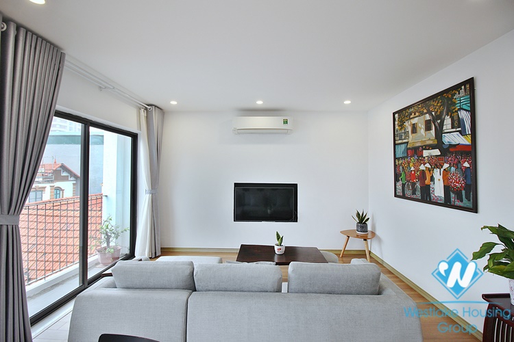 Modern and open 3 bedroom apartment for rent in Tay Ho, Hanoi