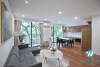A brightly serviced apartment for rent in Tay Ho area