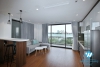 Lake -view with lovely balcony studio for rent on Nhat Chieu