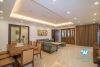 Three-bedroom apartment with area of ​​140 square meters for rent at Hanoi Aqual Central