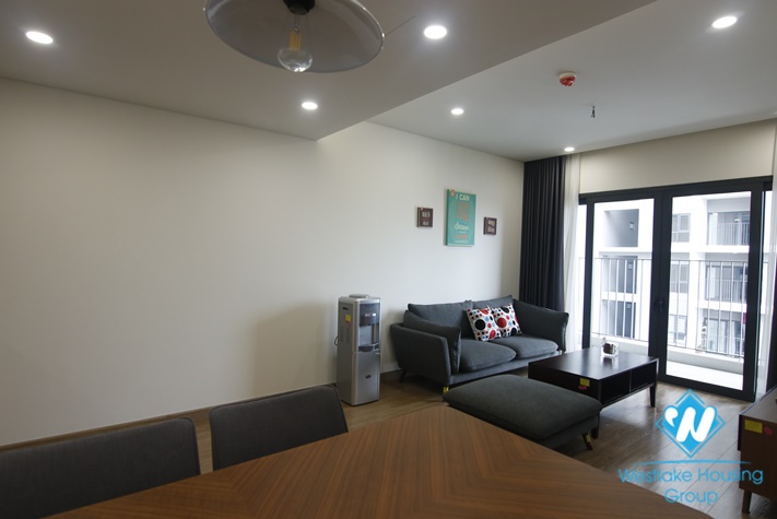 A brand new 2 bedroom with good view apartment for rent in Skypark Cau Giay.