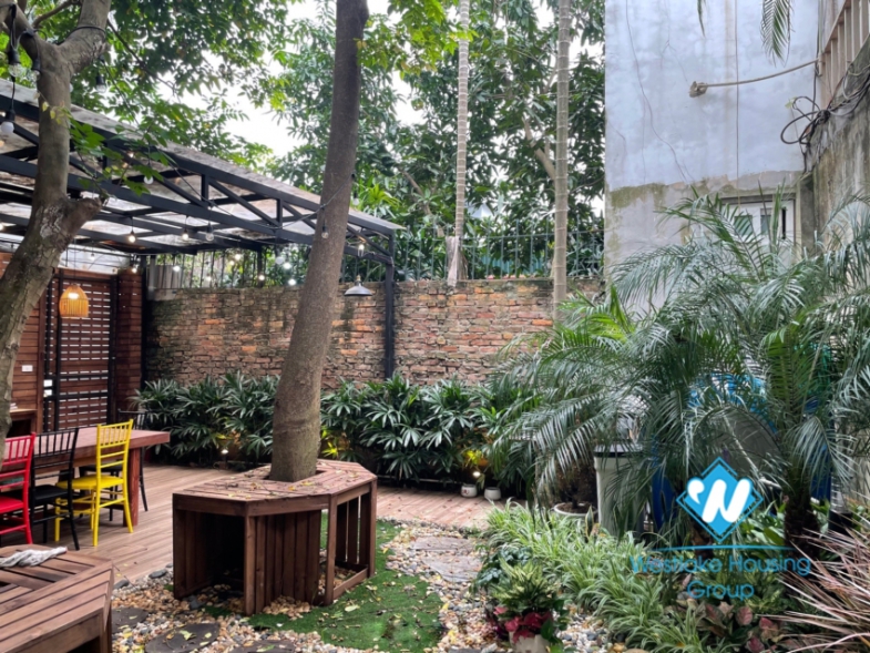 Beautiful 2 bedroom garden house for rent in Tay Ho