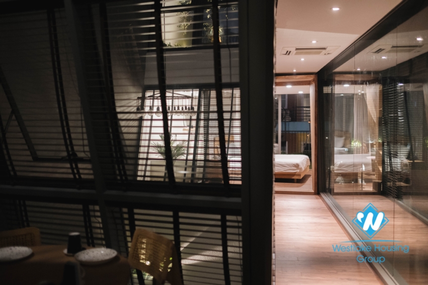  Special penthouse apartment for rent in Hoan Kiem District.