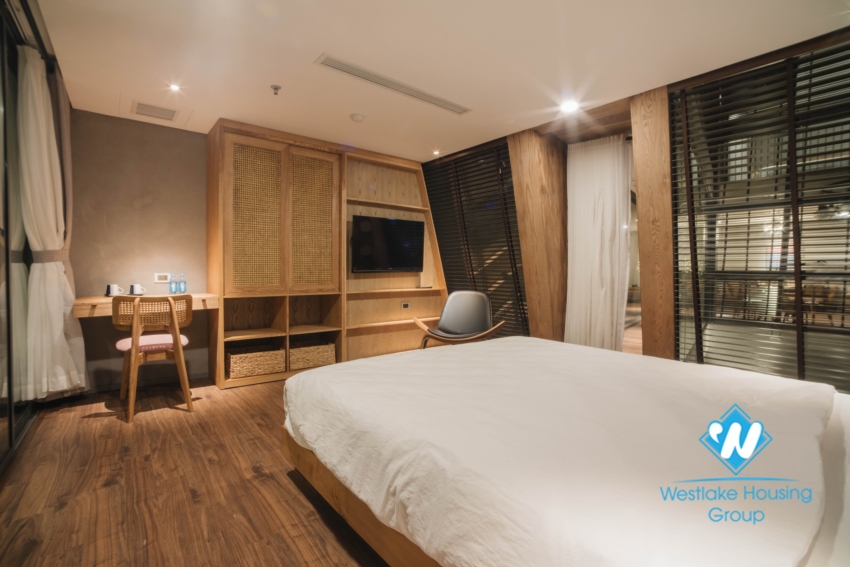  Special penthouse apartment for rent in Hoan Kiem District.