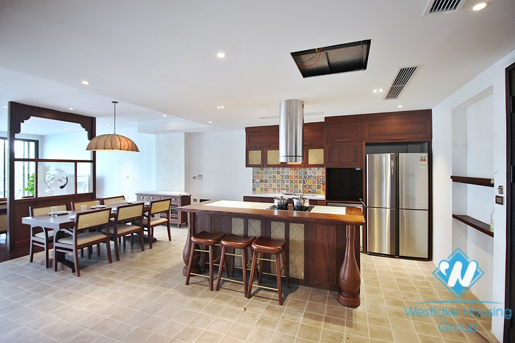 Renovated 4 bedrooms apartment for rent in Xom Phu - Dang Thai Mai, Tay Ho