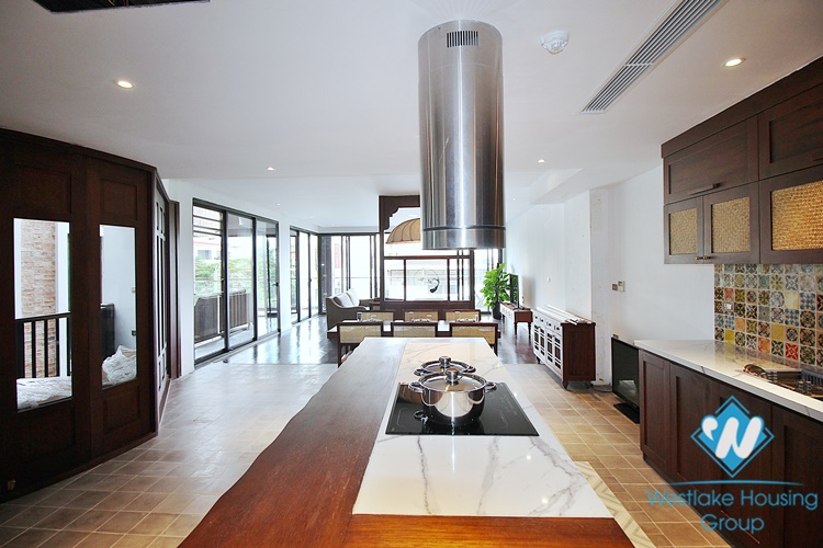Renovated 4 bedrooms apartment for rent in Xom Phu - Dang Thai Mai, Tay Ho