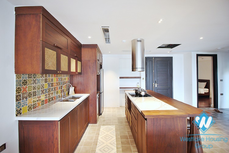 Renovated 4 bedrooms apartment for rent in Xom Phu - Dang Thai Mai, Tay Ho