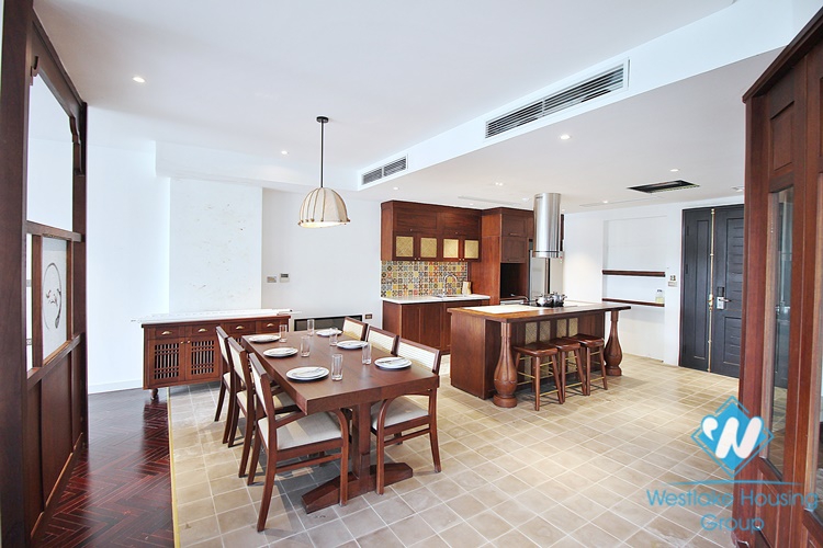 Renovated 4 bedrooms apartment for rent in Xom Phu - Dang Thai Mai, Tay Ho