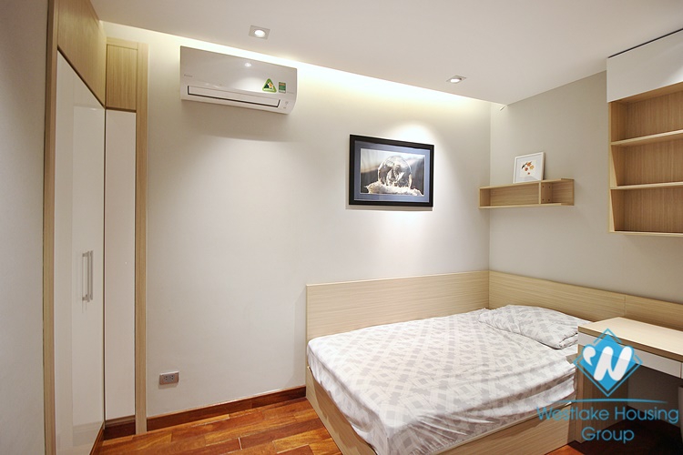 Morden two bedrooms apartment for rent in De Leroi Soleil building, Xuan Dieu, Tay Ho