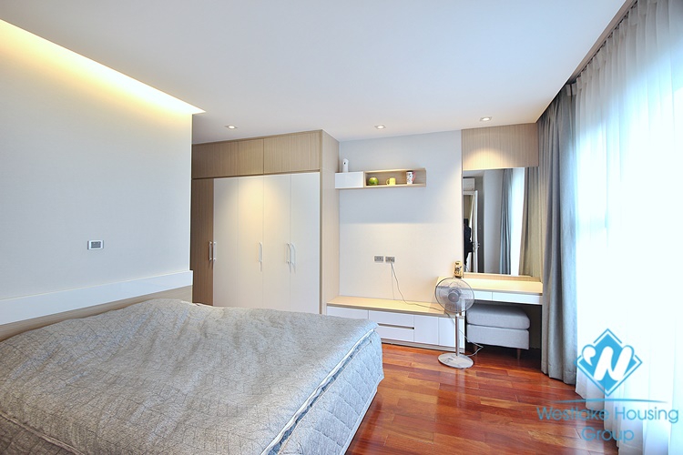 Morden two bedrooms apartment for rent in De Leroi Soleil building, Xuan Dieu, Tay Ho