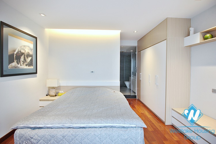 Morden two bedrooms apartment for rent in De Leroi Soleil building, Xuan Dieu, Tay Ho