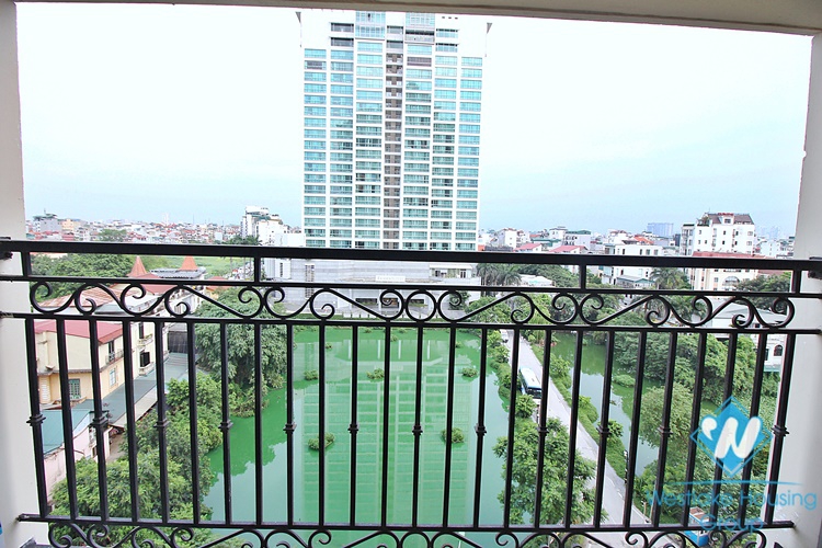Morden two bedrooms apartment for rent in De Leroi Soleil building, Xuan Dieu, Tay Ho