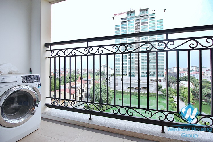 Morden two bedrooms apartment for rent in De Leroi Soleil building, Xuan Dieu, Tay Ho
