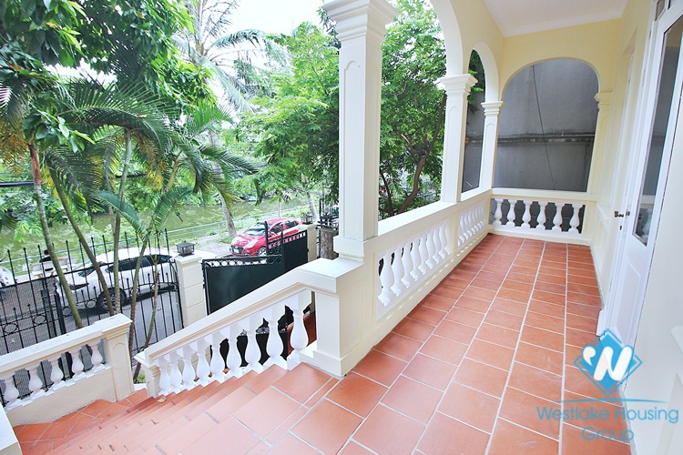 Stunning house for rent in Tay Ho area, Hanoi, Vietnam.