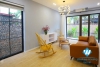 House for rent with four bedrooms and yard around the house in An Duong Vuong, Tay Ho
