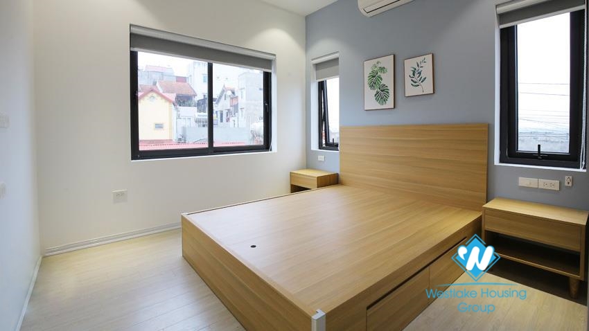 House for rent with four bedrooms and yard around the house in An Duong Vuong, Tay Ho
