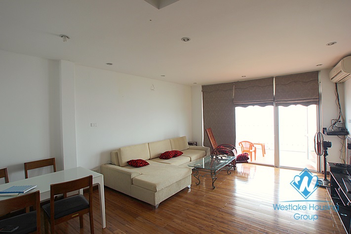 Lake view apartment with separate bedroom for rent in Yen Phu village