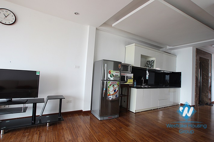 Lake view apartment with separate bedroom for rent in Yen Phu village
