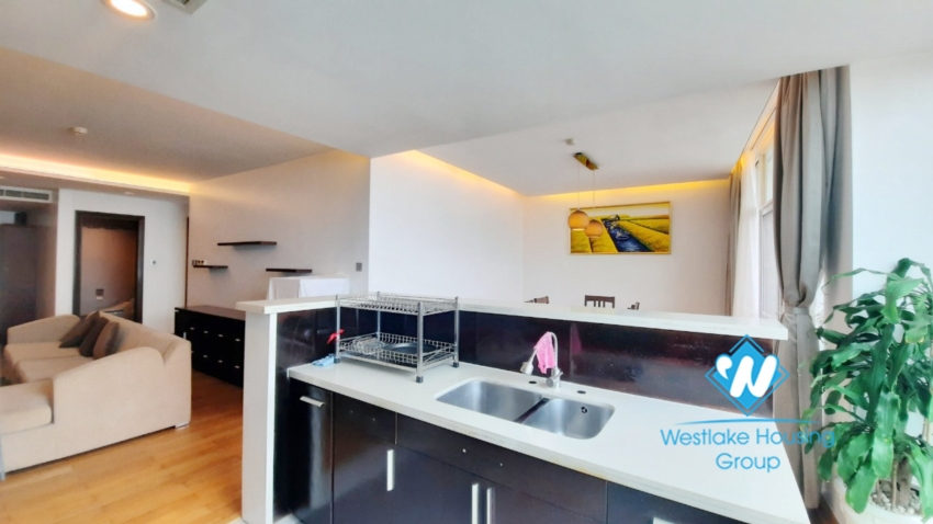 2 bedroom apartment with lake view good location for rent in Tay Ho.