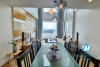 2 bedroom duplex apartment with lake view good location for rent in Tay Ho.
