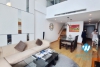 2 bedroom duplex apartment with lake view good location for rent in Tay Ho.