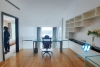 2 bedroom duplex apartment with lake view good location for rent in Tay Ho.