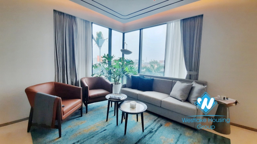 Luxury furnished two bedroom apartment for rent in Tay Ho,