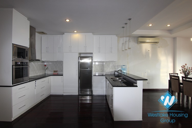 Serviced apartment with 3 bedrooms on the lake for rent in Westlake area - Tay Ho, Hanoi
