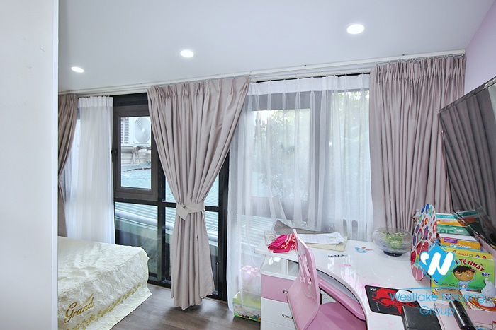 A beautiful 3 bedroom house with big yard for rent in Tay ho, Ha noi