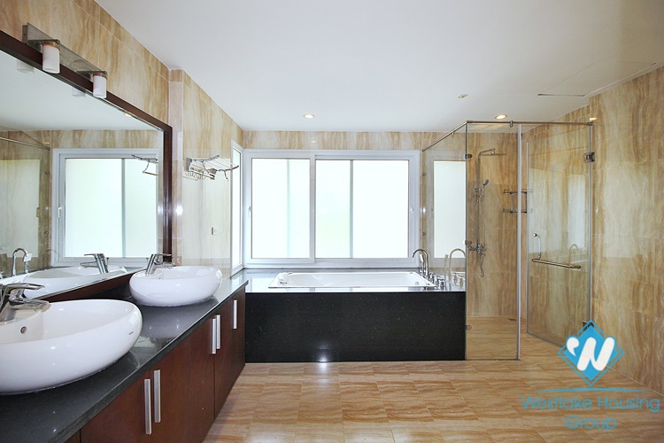 Large garden villa of 720 sqm with swimming pool for rent in Tay Ho,