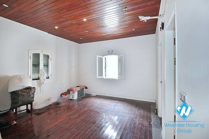 A French villa with big pool and garden in Tay ho, Hanoi
