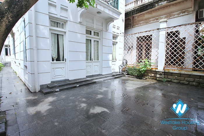 A French villa with big pool and garden in Tay ho, Hanoi