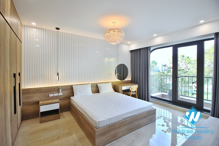 Lake view and new three bedrooms apartment for rent in To Ngoc Van, Tay Ho