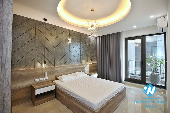 Lake view and new three bedrooms apartment for rent in To Ngoc Van, Tay Ho