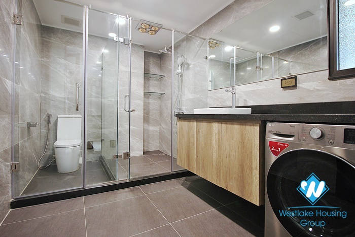 Lake view and new three bedrooms apartment for rent in To Ngoc Van, Tay Ho