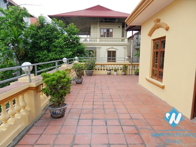 Huge garden house for rent in To Ngoc Van street, Tay Ho