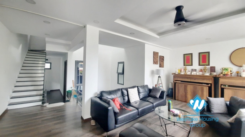 Cozy 3 bedroom house for rent in Ngoc Thuy, Long Bien