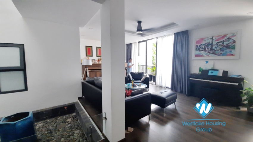 Cozy 3 bedroom house for rent in Ngoc Thuy, Long Bien