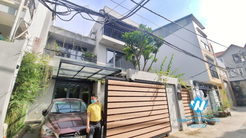 New house with 3 bedrooms, cozy space for rent in Ngoc Thuy, Long Bien