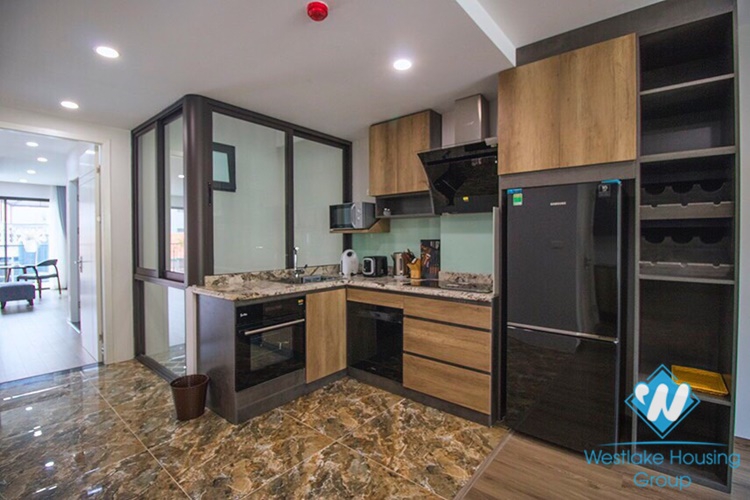 Modern 2 bedrooms apartment with huge terrace for rent in Vu Mien, Yen Phu village