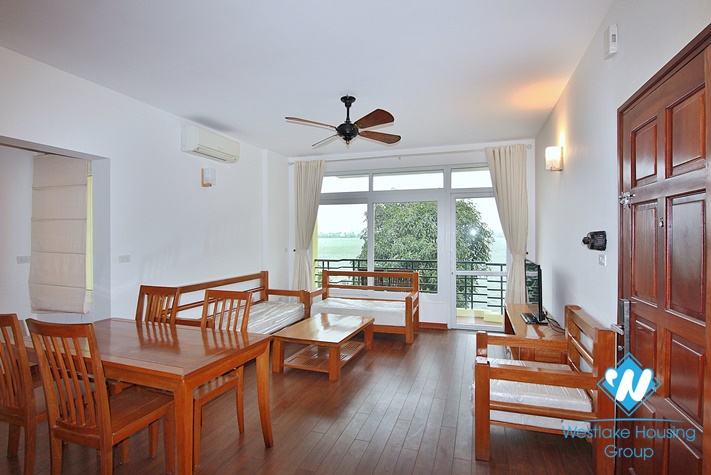 Cosy lake view apartment for rent in Westlake area, Hanoi