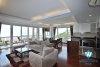 Lakeside three bed apartment for rent in Tay Ho, Hanoi