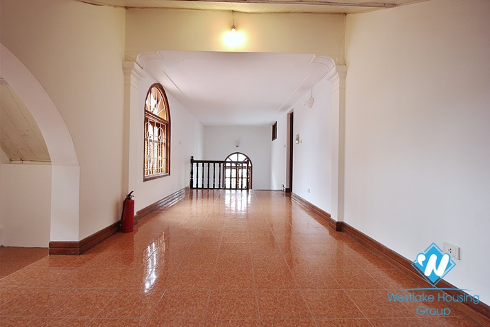 French colonial house with swimming pool for rent in Westlake area, Hanoi
