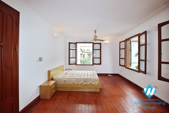 French colonial house with swimming pool for rent in Westlake area, Hanoi