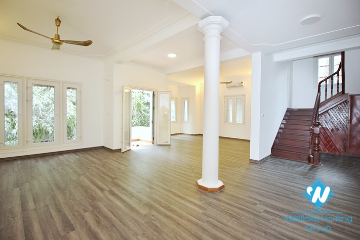 French colonial house with swimming pool for rent in Westlake area, Hanoi